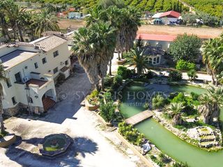 Haus  Partida marjal. Villa en ondara con terreno de 10.000 y lago artificial