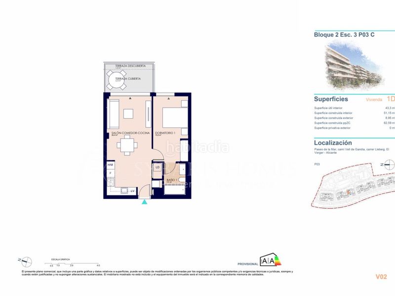 Foto 18f6027c-a461-47fb-83e0-70bc30c4e1e9. Apartament amb aparcament piscina a Poblets (els)
