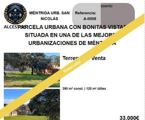 Terreno residencial en Méntrida. Parcela urbana con bonitas vistas situada en una de las mejores