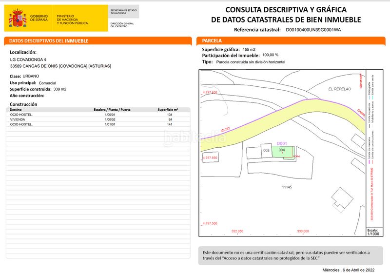 Foto e9b118eb-190a-47fe-b09a-6e94fc4a8a8b. Casa adossada a avenida covadonga 4 a Cangas de Onís