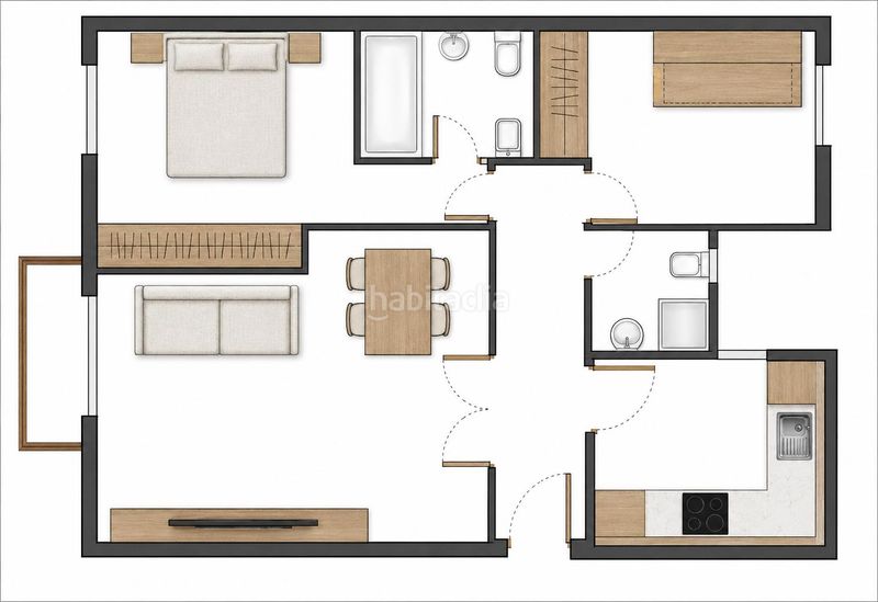 Foto f227a09b-7ef5-4e3e-a6e6-a00dc61fe8d9. Apartament amb calefacció aparcament a Centro Ciudad Xàbia