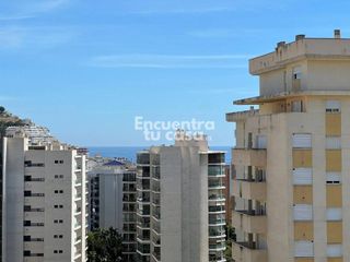 Flat  Calle gregal. Apartamento con terraza, vistas al mar y garaje en la cala de vi