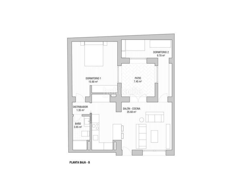 Foto baa95fd9-fd2d-4b31-a8cc-2cae95aef2e3. Etagenwohnung in Centro Histórico Cádiz