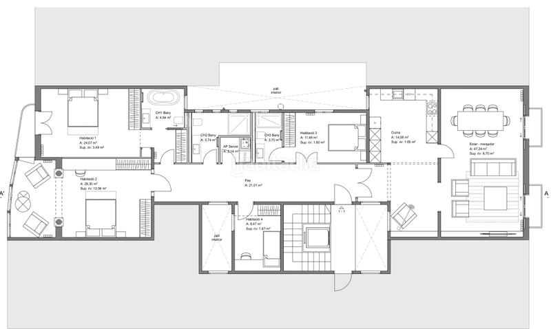Foto 1539f4e1-0314-4ee1-bbe2-cb0420ee2788. Piso espectacular piso en venta en la dreta de l'eixample en Barcelona