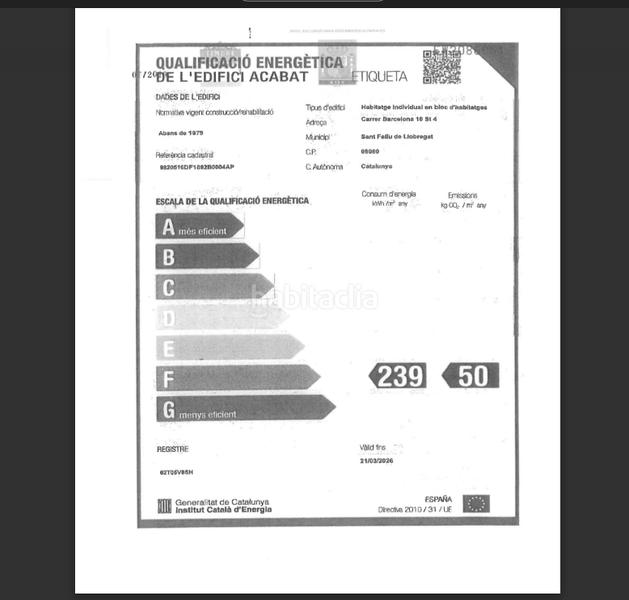 Foto 10e139b2-56e4-4a96-bd15-6f52fb2afe86. Pis amb calefacció a Centre-Can Nadal Sant Feliu de Llobregat