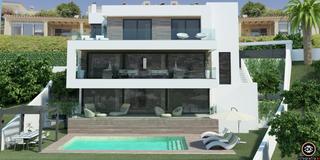 Xalet a Calle colima 37. Maravillosa villa a construir con vistas al mar en benalmádena