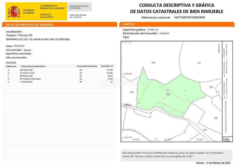 Foto d31fe6fb-5389-4cc3-8e6f-9f803715ea7c. Terreno residencial finca rústica en paraje en Villanueva del Rey