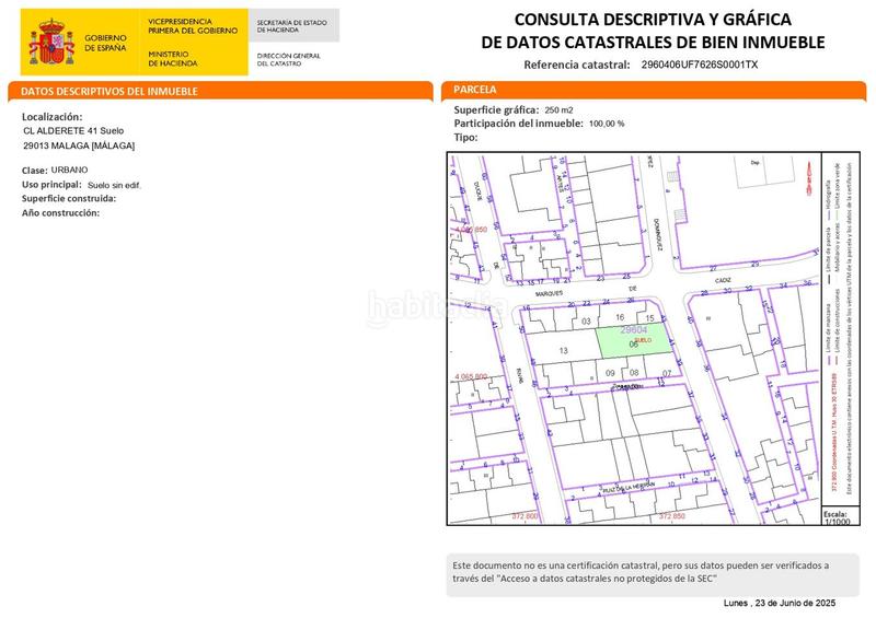 Foto 06d8d5f1-24c8-4b5a-badb-1dcdcae874d6. Building in El Molinillo - Capuchinos Málaga