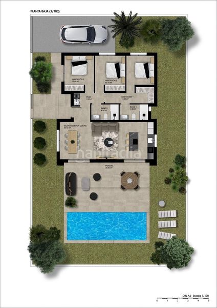 Foto 10ee0fea-ae3c-4948-952e-d761b0375922. Chalet avec parking piscine dans Hondón de las Nieves