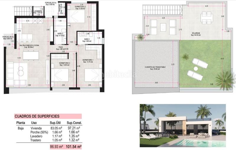Foto fe54e548-a4ec-480e-9ec9-6c07d1e91a10. Chalet con parcheggio piscina in Condado de Alhama Alhama de Murcia