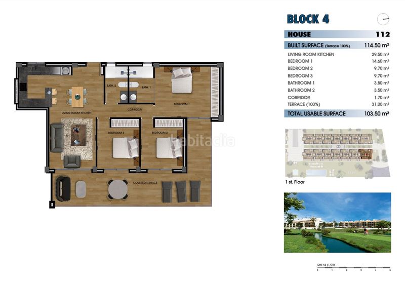 Foto 340201d0-89e0-498e-9741-874928e5fe33. Apartamento nuevo complejo residencial cerca de la serena golf, los alcazares en Alcázares (Los)