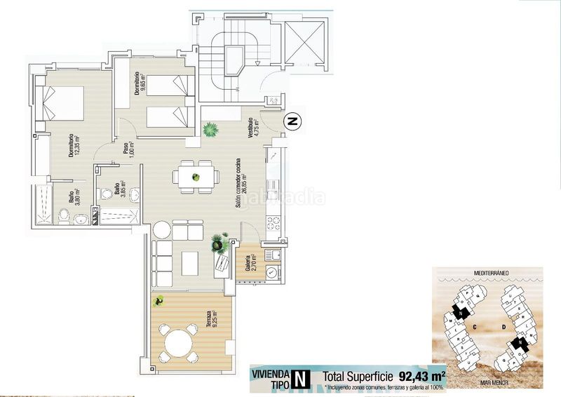 Foto 8d0c7a1c-3a4f-446a-8673-54a144c84dba. Apartament amb piscina a Tomás Maestre Manga del Mar Menor (La)