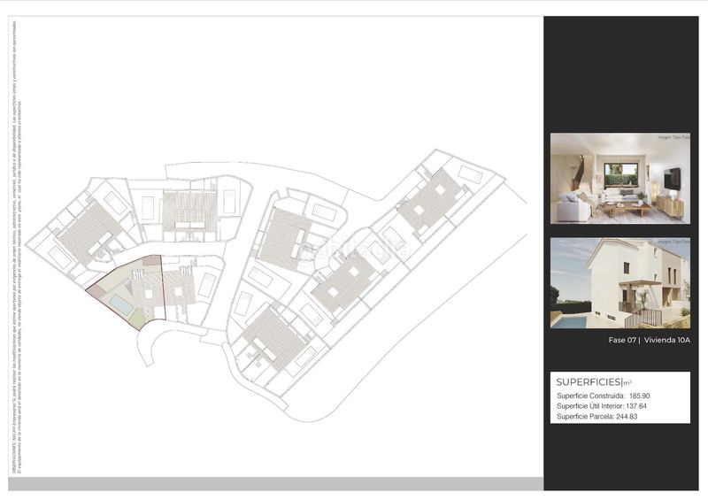 Foto 3cd1f72b-7653-4f74-bc80-66d1a304fb03. Casa aparellada amb aparcament piscina a Coloma Nucia (la)
