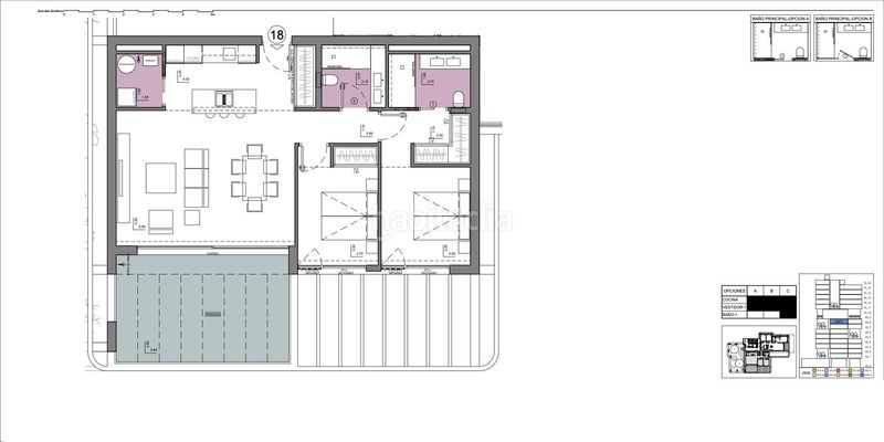 Foto e6abde1c-b6c9-4d0d-a65a-152cf5d9524a. Apartament amb calefacció aparcament piscina a Zona Levante - Playa Fossa Calp