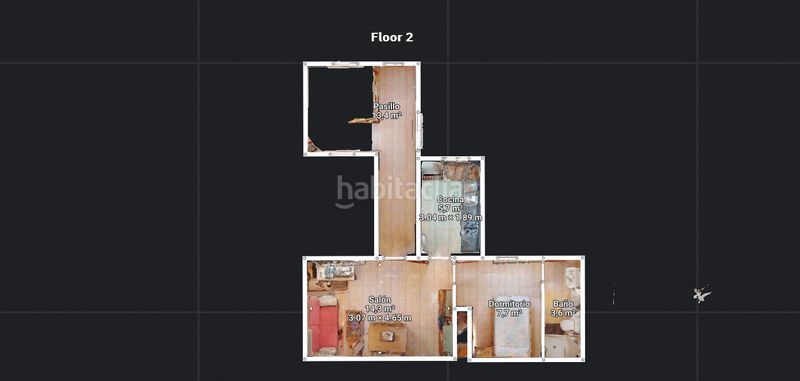 Foto 2de597a2-3491-4bb7-9276-f3b1785e9ea1. Casa adossada amb xemeneia a Plaza Castelar - Mercado Central Elda