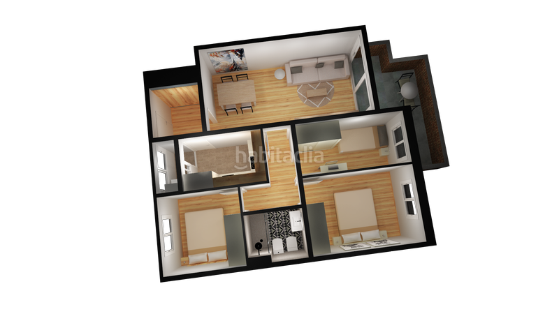 Foto 9d92b8bc-056a-4d3f-8321-74d6a3c72369. Appartement avec chauffage dans Can Vidalet Esplugues de Llobregat