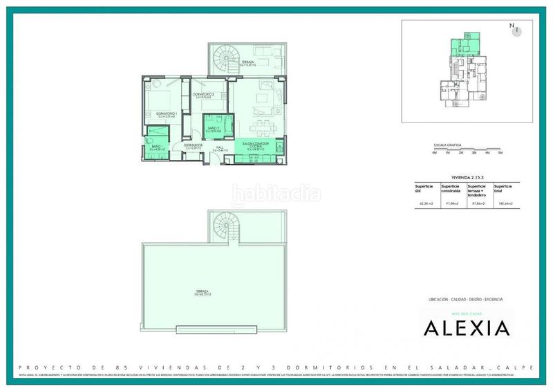 Foto c72229f8-5c35-4cdb-a71d-e85511f6c1d8. Dachwohnung mit heizung parking pool in Marisol Park - Ortembach - Los Almendros Calp