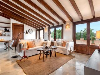 Miete Appartement in Santa María del Camí. Apartamento loft de diseño de 1 dormitorio en alquiler en santa