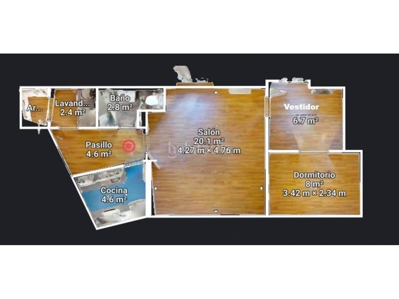 Foto d1c2ebfe-b9e8-4535-a20d-986065da1eab. Rent flat with heating in Palacio Madrid