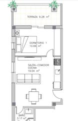 Apartamento en Lo Cea