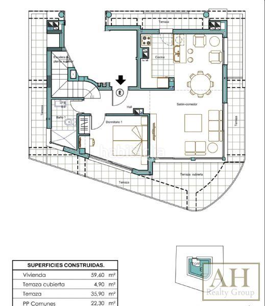 Foto 27c25690-5250-4023-b1ed-9a5e49f1a9da. Penthouse in Playa Arenal - Bol Calp