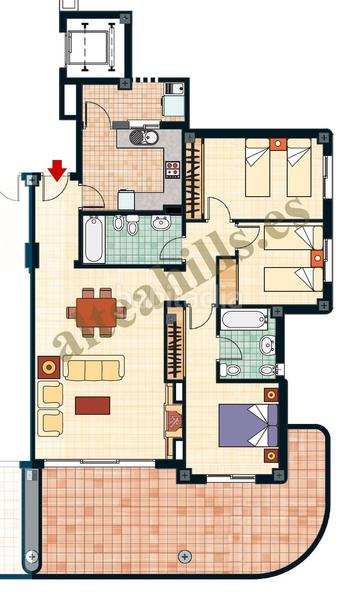 Foto d1ace83c-96e5-4452-a727-281a32bab221. Appartement avec parking dans Altea hills Altea