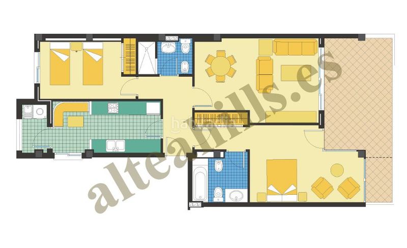 Foto c9e55b05-49cd-4549-ae08-0479e617c79f. Apartament amb aparcament a Altea hills Altea