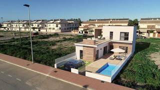 Casa adossada en San Javier. Adosados de obra nueva en san javier