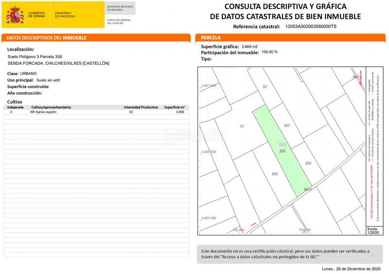 Foto fe716bf0-2ca8-4cab-8ec0-1bcc936c3cd5. Terreny residencial a Chilches