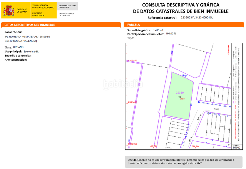 Foto a04c08ad-2260-4800-9701-042b40231df5. Terreny residencial a Sueca Sueca