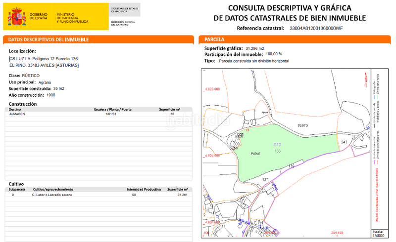 Foto b93b0c1c-2c1a-42ba-88b3-1dfcb8ab0a51. Wohngrundstück in Villalegre - La Luz Avilés