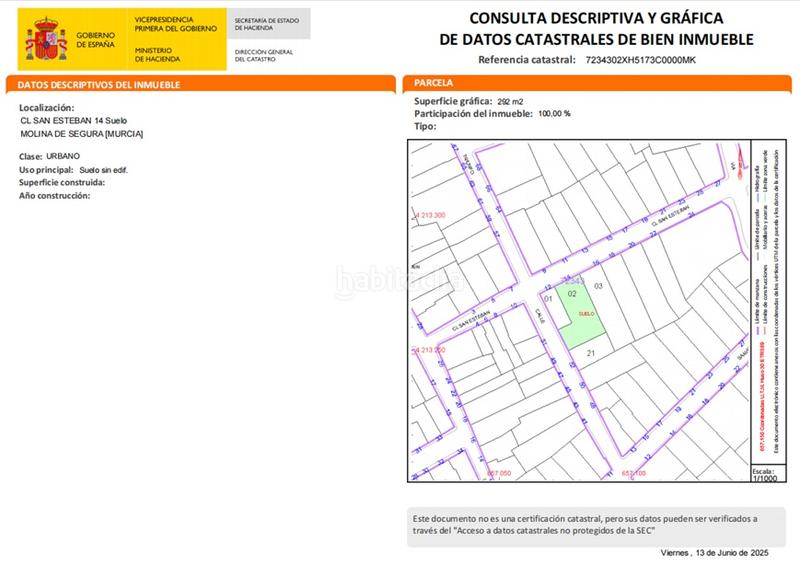 Foto 5472b8b5-69e3-4ddf-9879-ea270efb7d90. Terreno residencial en Sagrado Corazón Molina de Segura