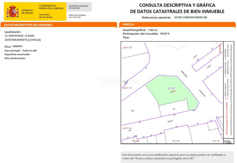 Foto 73fa0e95-2c0a-4d00-b797-1686434bd589. Terrain résidentiel dans Navarrete