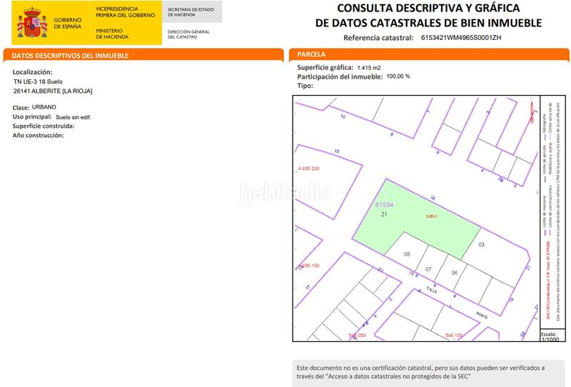 Foto 77c692d5-f205-46d9-95db-9ce8b45f51e8. Terreno residenziale in Alberite