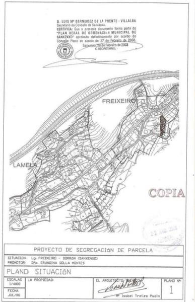 Foto 8b097dbf-a9d9-4106-80e8-80a6802a018e. Terreny residencial a Dorrón Sanxenxo