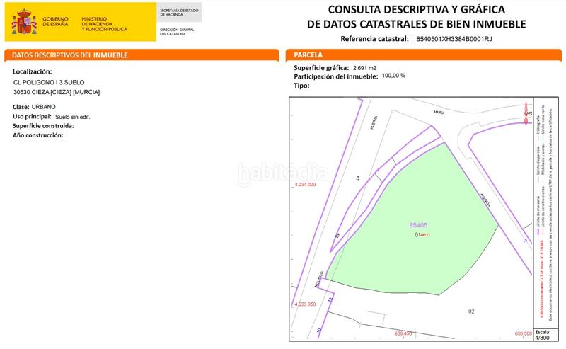 Foto 6b8abe19-2cf2-4d79-b910-7c6599bfddb3. Terreno residenziale in Cieza