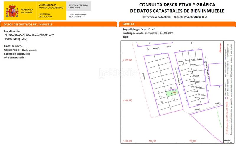 Foto 6dc8bc2e-e0b2-4bdc-8d68-6507fcdbe5d6. Residential plot in Puente Tablas - Puente Nuevo - Cerro Molina Jaén