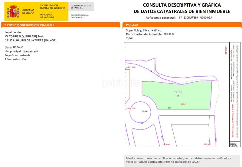 Foto 38e7e204-bc86-40ab-b367-9e7605d66098. Terreno residencial en Alquería-Torrealquería Alhaurín de la Torre