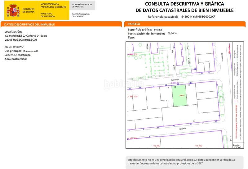 Foto 2a6367a8-aabe-418d-b103-1a7394372dfb. Residential plot in Perpetuo Socorro Huesca