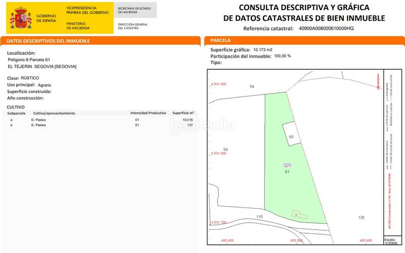 Foto 2bea5442-0dde-4970-b563-af265a8d5879. Wohngrundstück in El Cerro - Ctra. De San Rafael Segovia