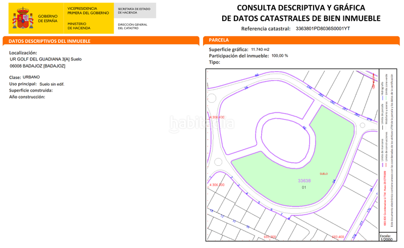 Foto bf29c6a8-8505-42c0-b92c-44b0535e47a1. Terreny residencial a Carretera de Sevilla - Los Montitos Badajoz