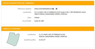 Wohngrundstück  F-a fase i sec b torregui
