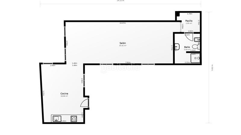 Foto 584b2e72-b029-409d-bc33-2f85080051f9. Appartement avec chauffage dans Pacífico Madrid