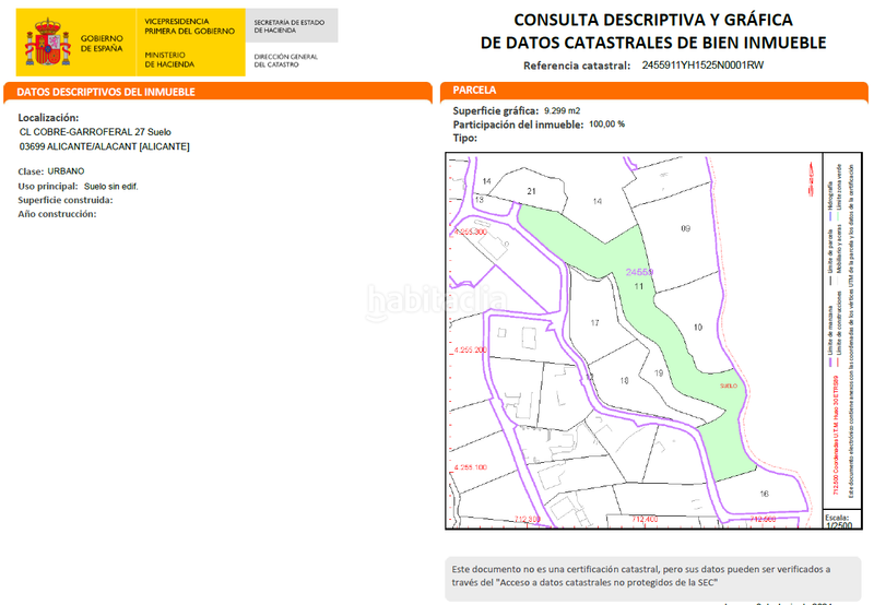 Foto e5426bc5-a5b9-445b-82d7-d633402a31d8. Wohngrundstück in Moralet Alicante