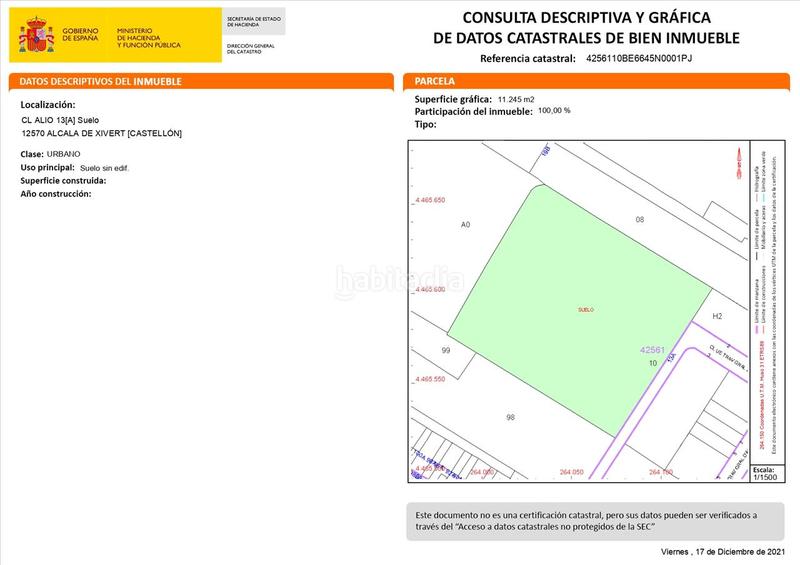 Foto c0334473-4ce9-4bef-8204-1d7d6d98461a. Terreno residencial en Alcalà de Xivert