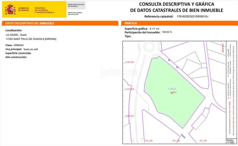 Foto ff8ba5c9-cc4d-4ca8-a14b-1b27fdd960bd. Terreny residencial a Eixample Sant Feliu de Guíxols