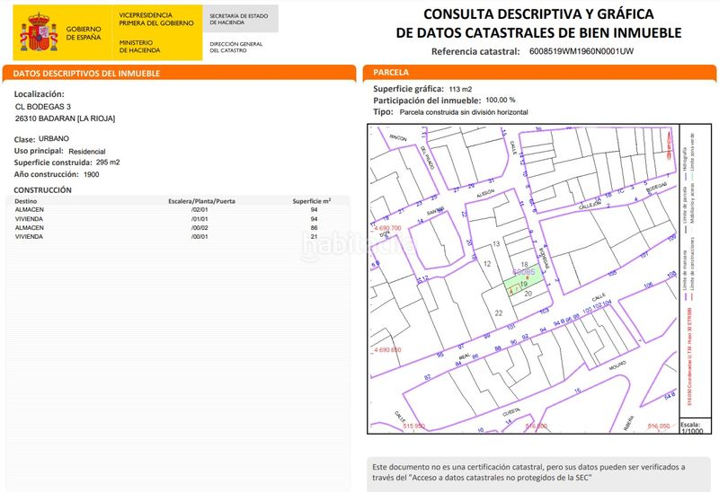 Foto db962a40-c0b4-4f02-85f3-aaf3731cdf57. Terreny residencial a Badarán