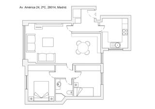 Location Appartement  N/a. Avenida de américa, madrid