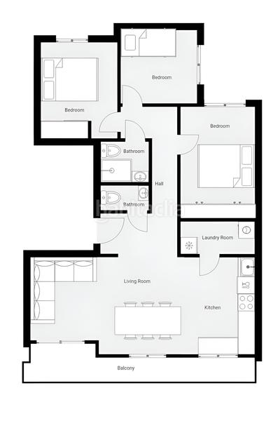 Foto e1a2a466-db26-4bb3-bef2-3440437eef5d. Apartamento  en planta media en venta en Fuengirola