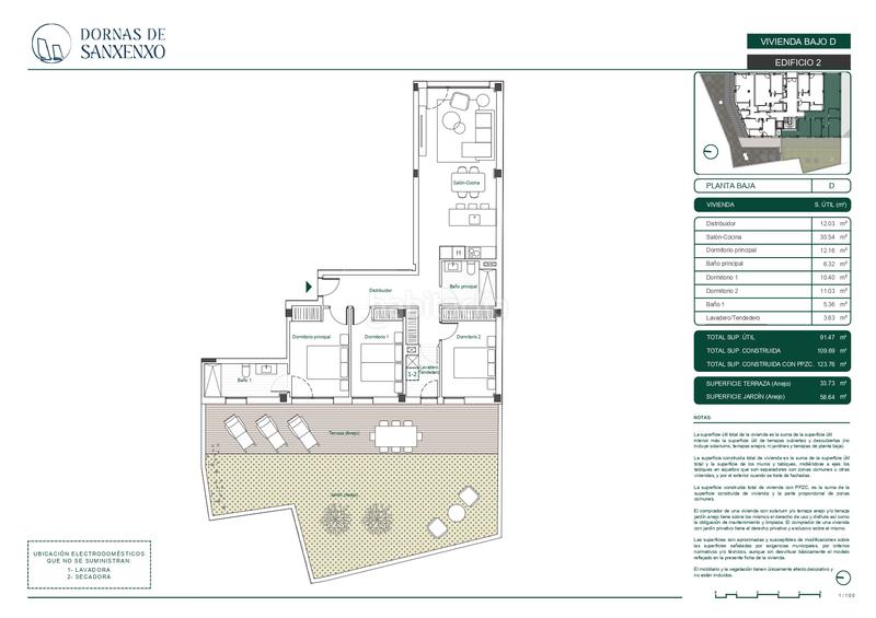 Foto 4b024ae5-25f5-4c0c-b941-cea1bb1d12f9. Ground floor 124m<sup>2</sup> with parking in Sanxenxo pueblo Sanxenxo